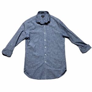 JCrew Ludlow Slim Fit Blue Denim Long Sleeve Shirt